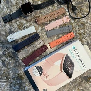 Fitbit Versa 2 with extra bands